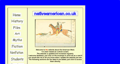 Desktop Screenshot of nativeamerican.co.uk